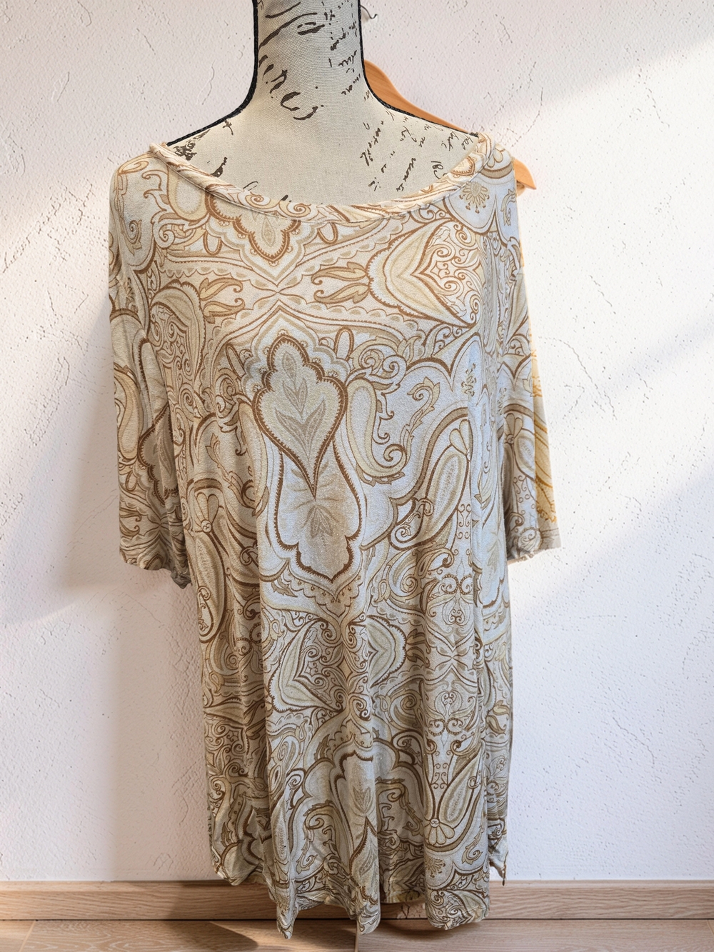 Lane Bryant Boho Paisley Knit Top - Size 22/24